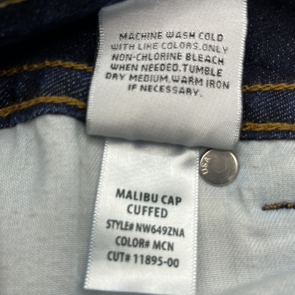 Hudson Jeans Malibu Cap Cuff Size 26 - Picture 11 of 16